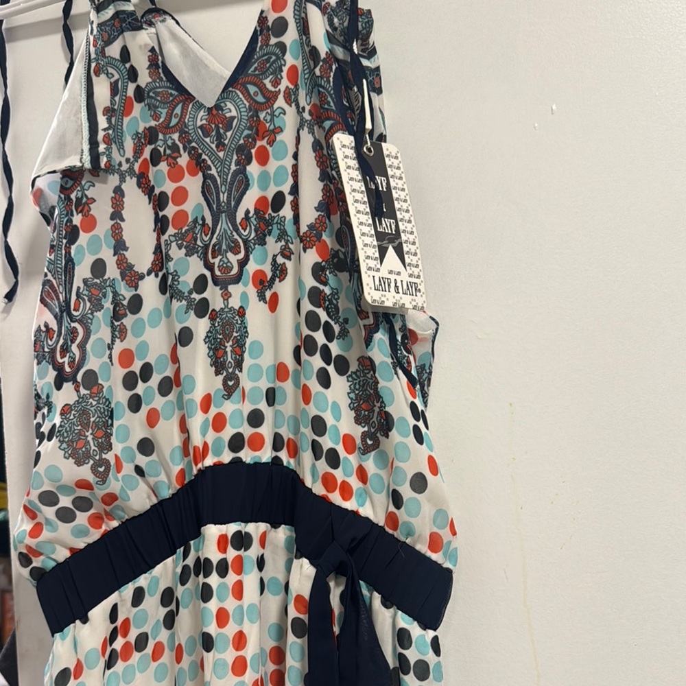 Colorful Polka Dot Dress